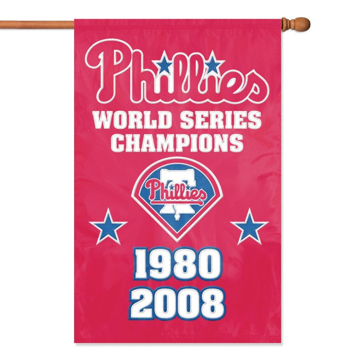 MLB Philadelphia Phillies Applique Banner Flag