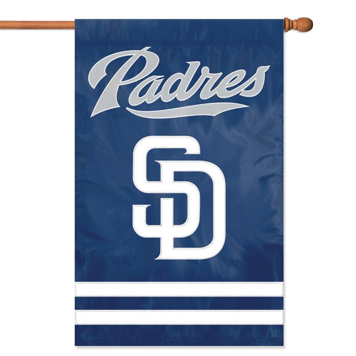 MLB San Diego Padres Applique Banner Flag