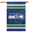 NFL Seattle Seahawks Applique Banner Flag