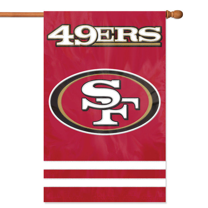 NFL San Francisco 49ers Applique Banner Flag