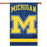 NCAA Michigan Wolverines Applique Banner Flag