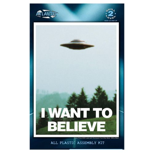 I Want to Believe UFO 5-inch Model Kit with Light           