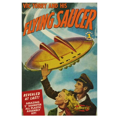 Vic Torry's Flying Saucer 5-Inch Model Kit with Light       