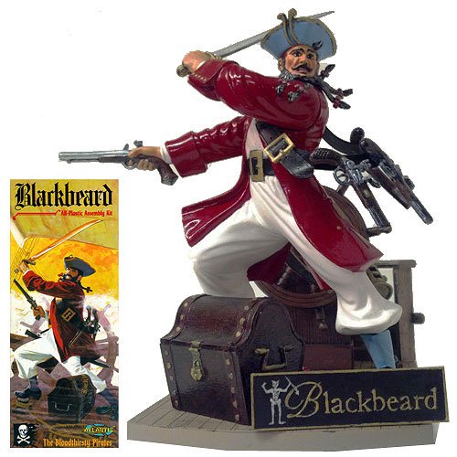 Blackbeard the Bloodthirsty Pirate Plastic Model Kit        