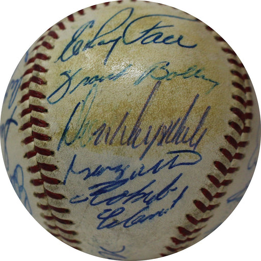 1961 National League All Star Team Signed 21 Sig Baseball Clemente PSA/DNA