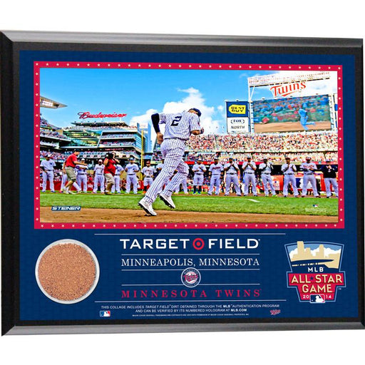 2014 MLB All Star Game 8x10 Plaque with Dirt from Target Field