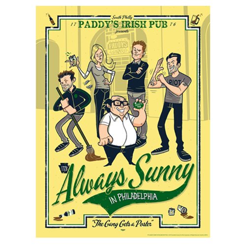 It's Always Sunny The Gang Gets a Poster Lithograph         