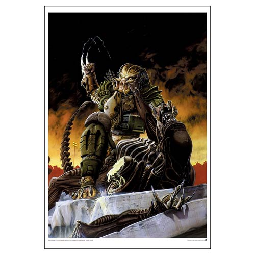 Aliens vs. Predator Blood Time Paper Giclee Art Print       