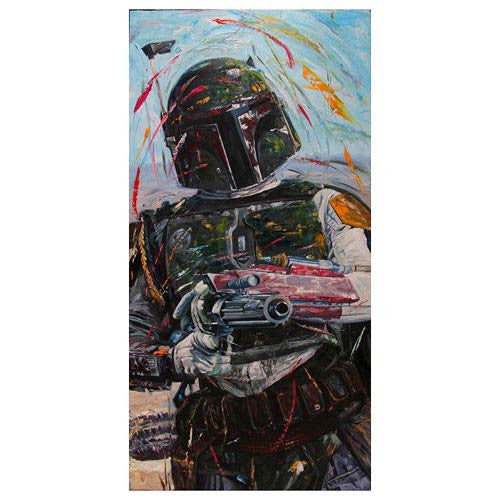 Star Wars Boba Fett A Good Day To Die Paper Giclee Print    