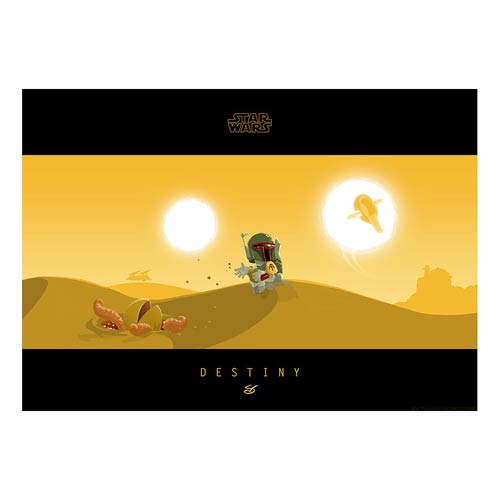 Star Wars Little Boba's Destiny Paper Giclee Print          