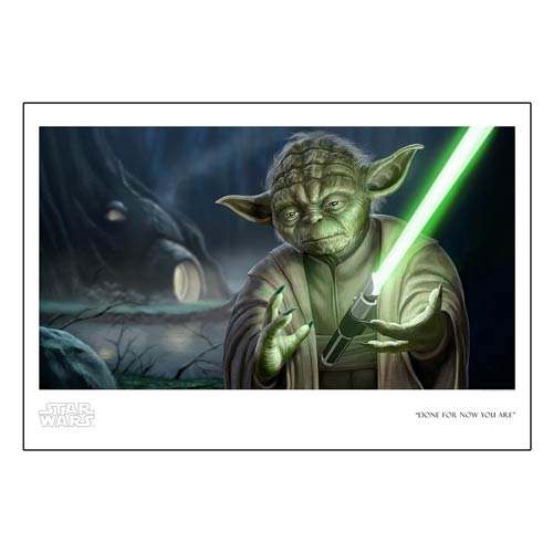 Star Wars Done For Now You Are Paper Giclee Print           