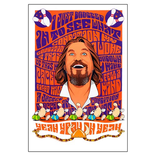 The Big Lebowski Condition Lithograph Print                 