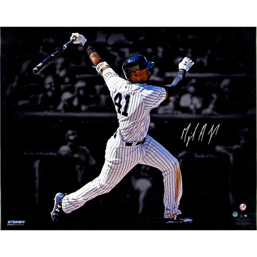 Miguel Andujar New York Yankees Signed 'Hitting' 16x20 Photo