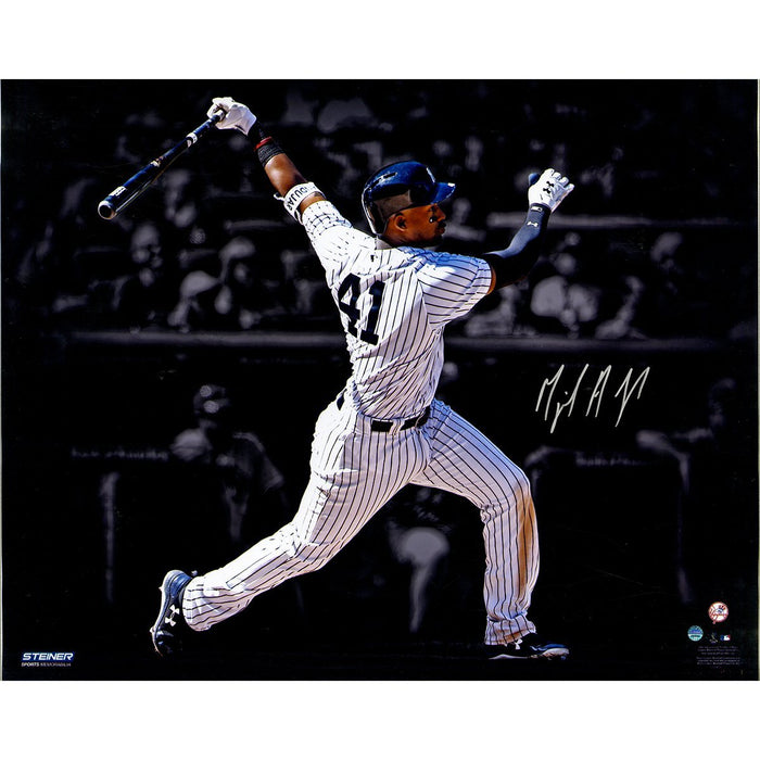 Miguel Andujar New York Yankees Signed 'Hitting' 16x20 Photo