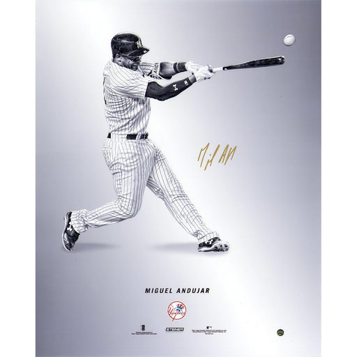 Miguel Andujar Signed Steiner Platinum 16x20 Photo