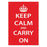 Keep Calm Tin Sign                                          