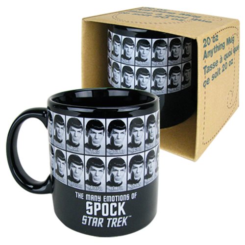 Star Trek Emotions of Spock 20 oz. Mug                      