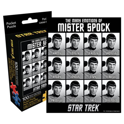 Star Trek Emotions 100-Piece Pocket Puzzle                  