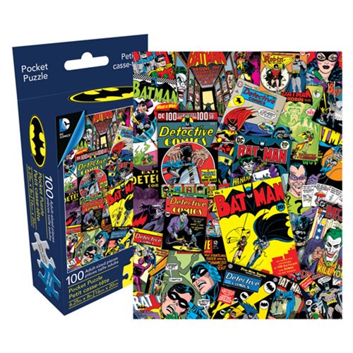 Batman Collage 100-Piece Pocket Puzzle                      