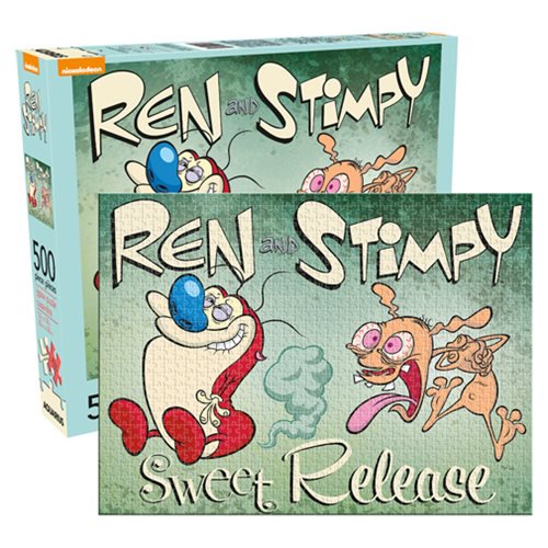 Ren and Stimpy Cartoon 500-Piece Puzzle                     