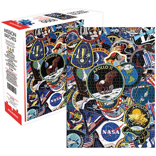 NASA Mission Patches 1,000-Piece Puzzle                     