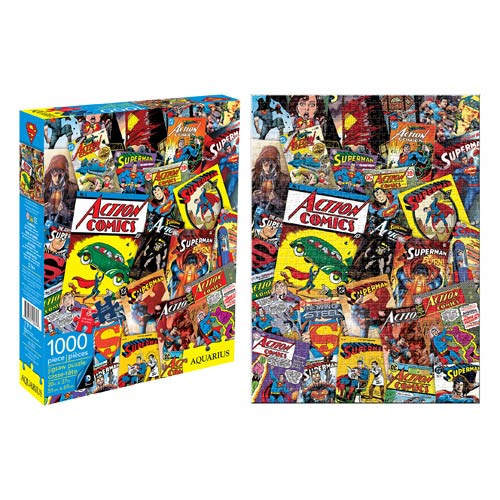 Superman Comic Book Covers 1,000-Piece Puzzle               