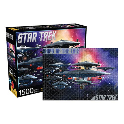 Star Trek Federation Ships of the Line 1,500-Piece Puzzle   