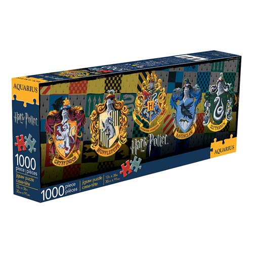 Harry Potter House Crests 1000-Piece Slim Puzzle            