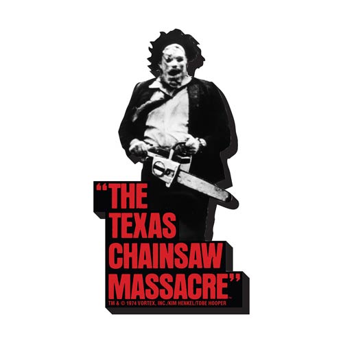 Texas Chainsaw Massacre BW Funky Chunky Magnet              