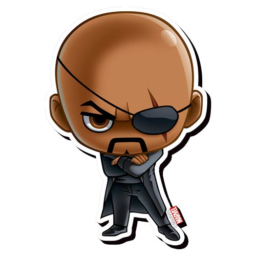 Avengers Nick Fury Chibi Funky Chunky Magnet                