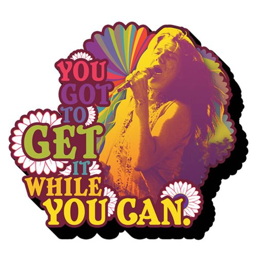 Janis Joplin Get it Funky Chunky Magnet                     