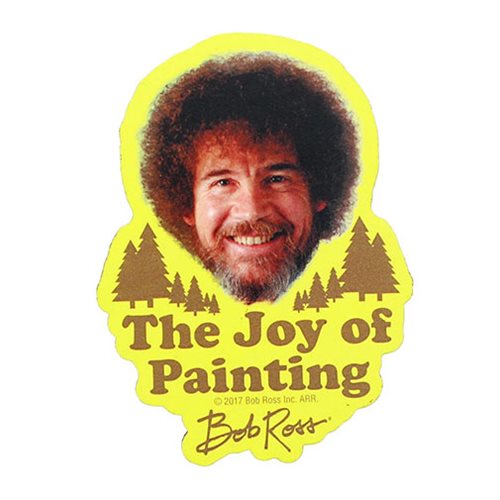 Bob Ross Joy Funky Chunky Magnet                            