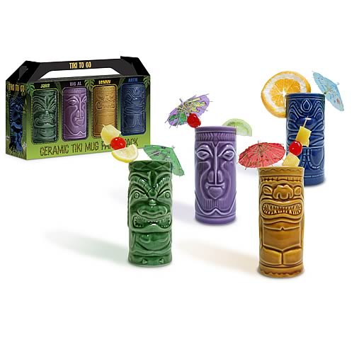 Ceramic Tiki Mug Party Pack                                 