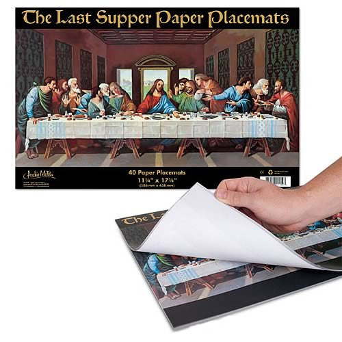 Last Supper Paper Placemats                                 