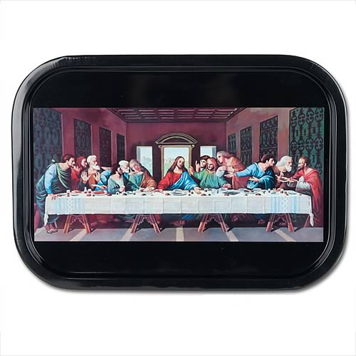 Last Supper Metal Serving Tray                              