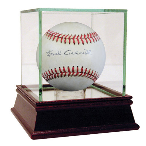 Earl Averill Signed OAL Macpahil Baseball ( JSA)