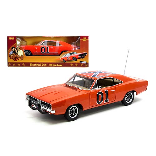 Dukes of Hazzard General Lee 1:18 Die-Cast Metal Vehicle — Birds Eye ...