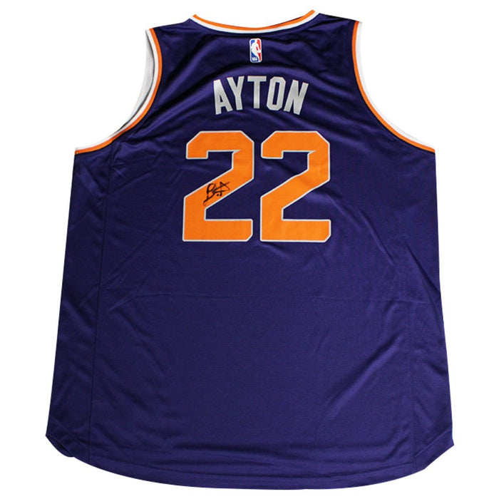 DeAndre Ayton Signed Phoenix Suns Nike Purple Swingman Jersey