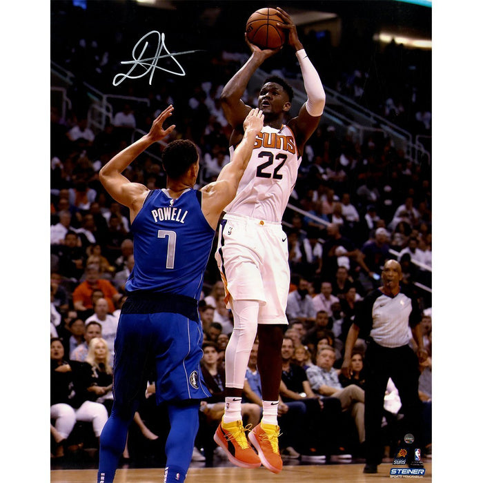 DeAndre Ayton Signed Phoenix Suns NBA Debut 16x20 Photo 
