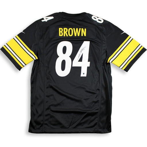 Antonio Brown Signed Pittsburgh Steelers Black Nike Replica Jersey