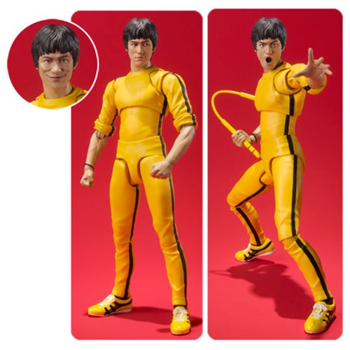 Bruce Lee Yellow Track Suit SH Figuarts Action Figure       