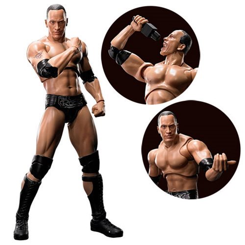 WWE The Rock SH Figuarts Action Figure                      