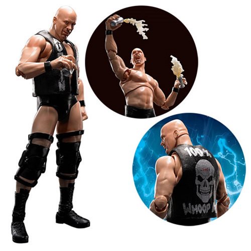 WWE Stone Cold Steve Austin SH Figuarts Action Figure       