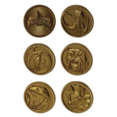 Mighty Morphin Power Rangers Legacy Die-Cast Coin Set       