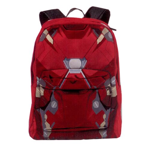 Marvel Comics Civil War Armor Iron Man Backpack             