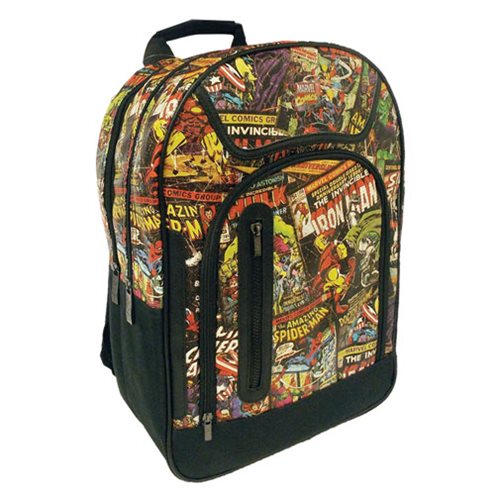 Marvel Comics Black Backpack                                