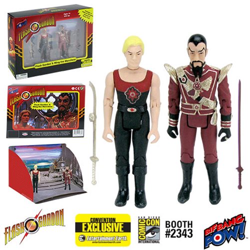 Flash Gordon Hawk City Scene 3 3/4-Inch Figure Set-Con.Excl.