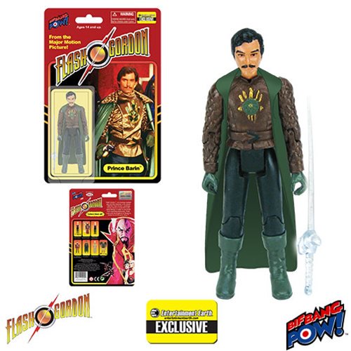 Flash Gordon Prince Barin in Cape 3 3/4-Inch Figure-EE Excl.