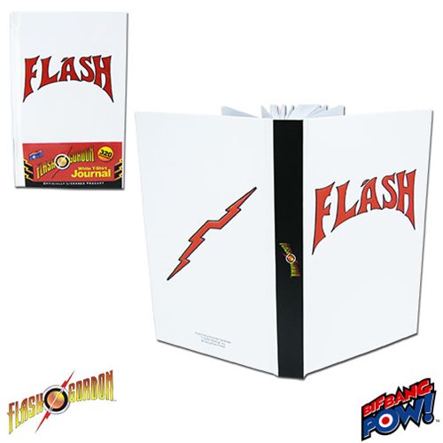 Flash Gordon White T-Shirt Style Journal                    