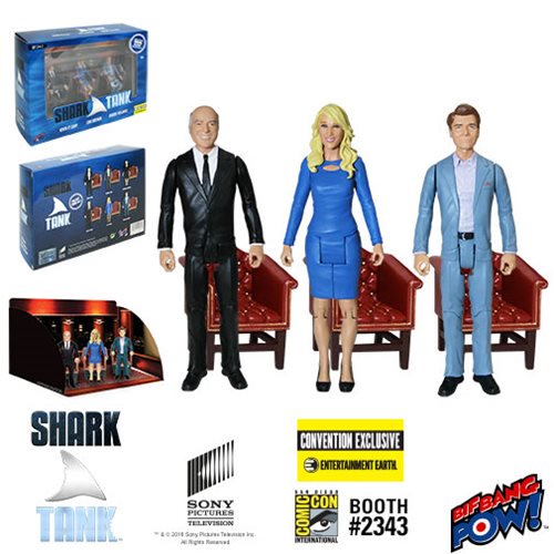 Shark Tank Kevin, Lori, Robert 3 3/4-Inch Figures-Con. Excl.